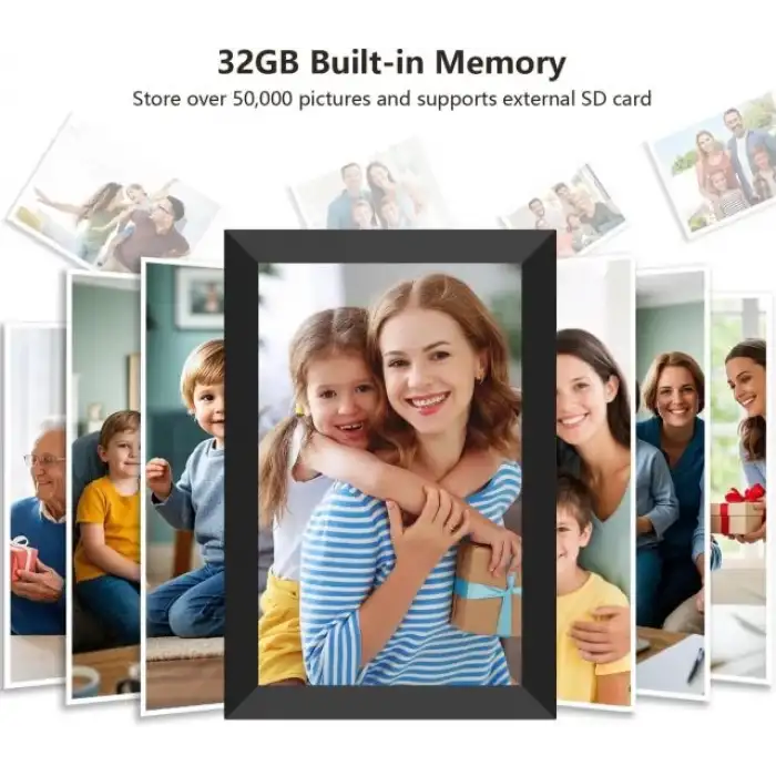 Dxmart Dijital 10.1 inç WiFi Dijital Resim Çerçevesi