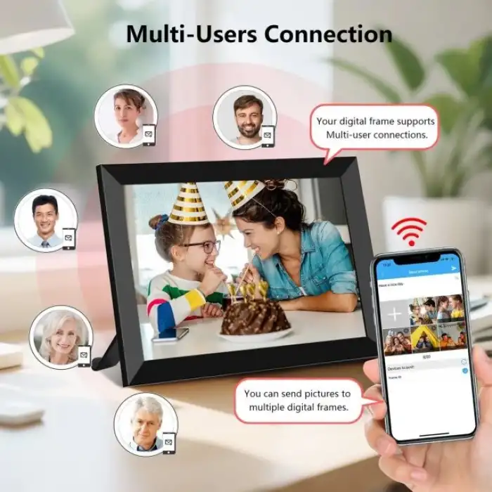 Dxmart Dijital 10.1 inç WiFi Dijital Resim Çerçevesi
