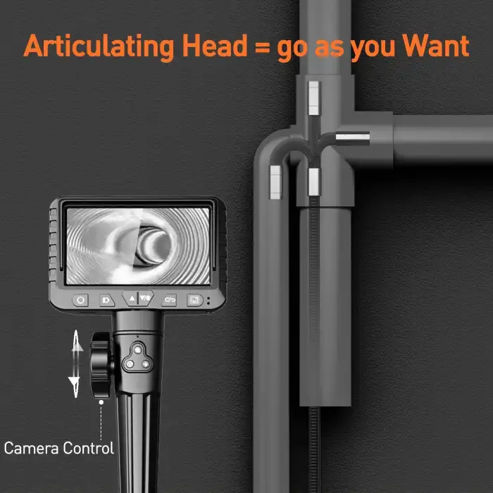 DXZtoz Endüstriyel Endoskop - 0.33 Inc Mafsallı Yılan Kamera - 1.6m