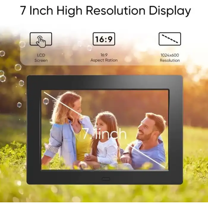 Eco4life 7 İnç Dijital Resim Çerçevesi