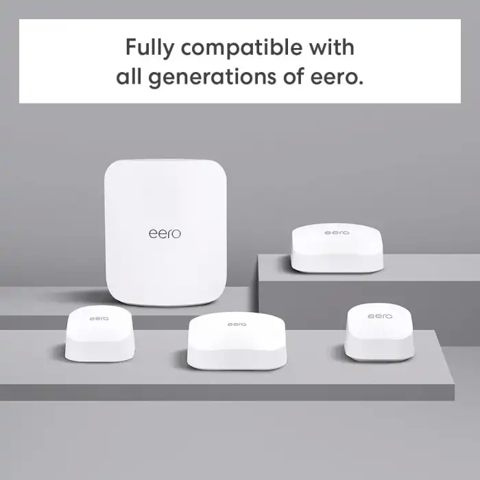 eero 7 Çift Bantlı Ağ Wi-Fi 7 Yönlendirici (Yeni Model) - 3 Adet