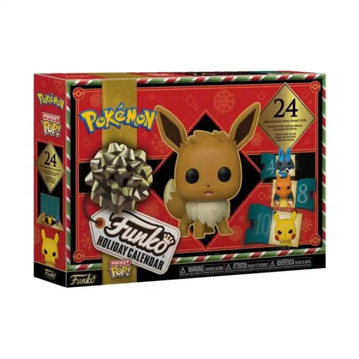 Eğlenceli Pop! Tatil Takvimi - Pokemon, 24 Pocket Pop! Vinil Figürler