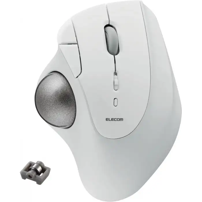ELECOM Ergonomik Konfor Tasarım Trackball IST Bluetooth 5.3, Başparmak Kontrolü