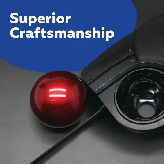 ELECOM HUGE Trackball Mouse, Kablolu, Parmakla Çalıştırılan, 8 Düğmeli