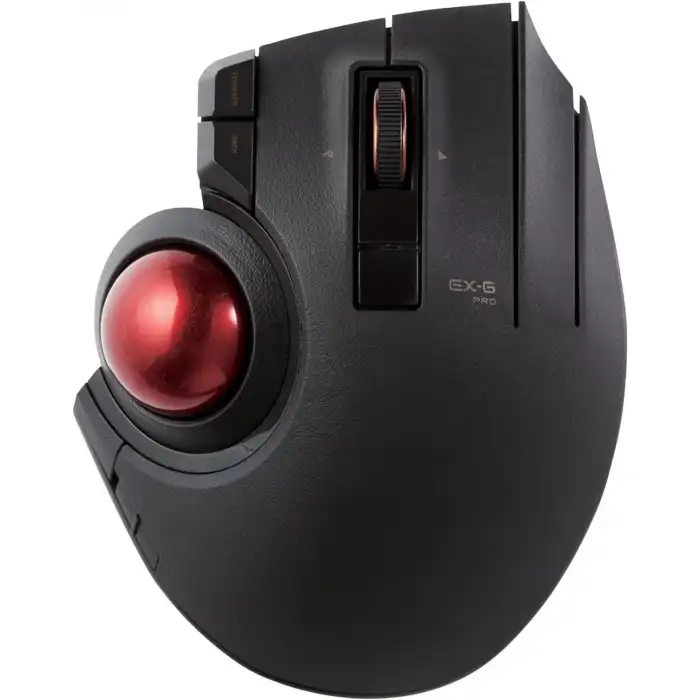 ELECOM Trackball Kablosuz Mouse, Ergonomik Mouse, 3 Cihaz Bağlantısı, Kablolu