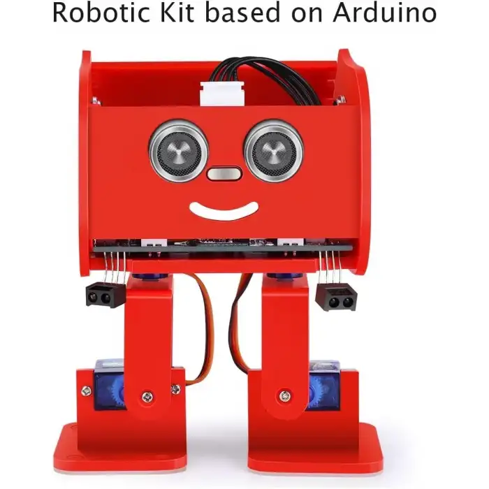ELEGOO Penguin Bot İki Ayaklı Robot Kiti Uyumlu - Kırmızı