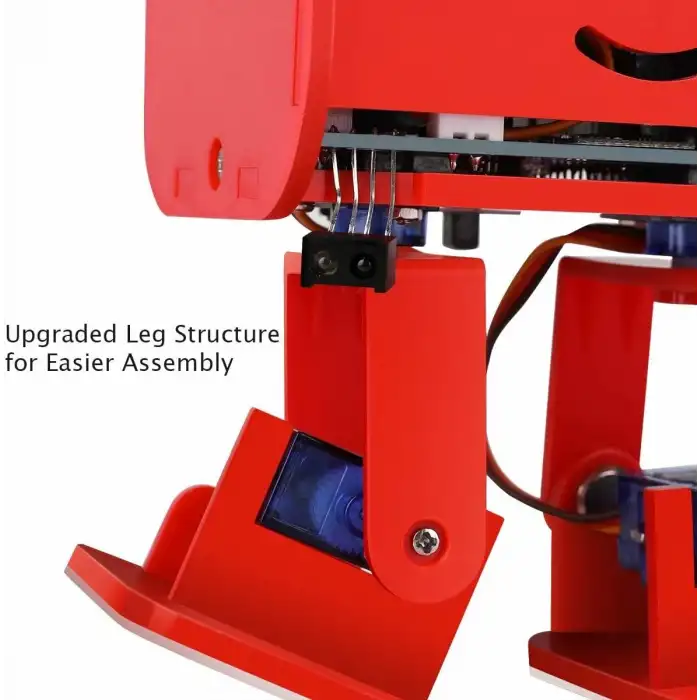 ELEGOO Penguin Bot İki Ayaklı Robot Kiti Uyumlu - Kırmızı