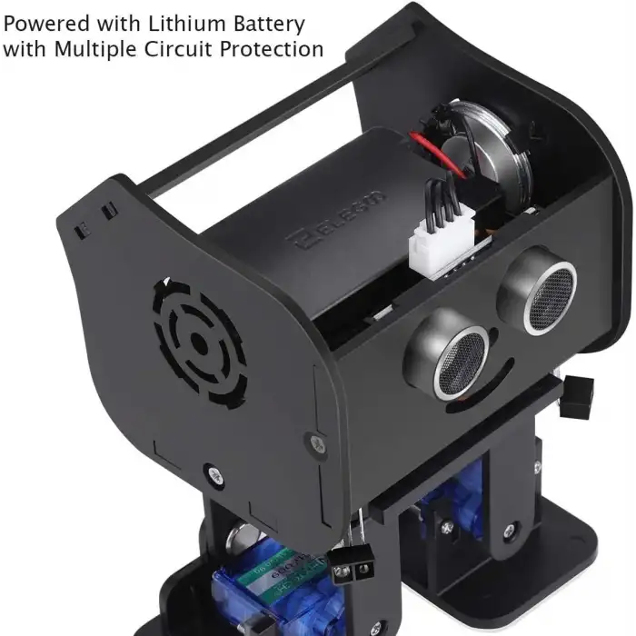 ELEGOO Penguin Bot İki Ayaklı Robot Kiti Uyumlu - Siyah