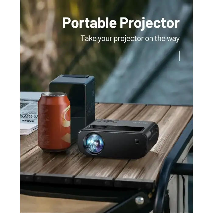 Elephas Mini Projektör Üçayak ve Taşıma Çantası, Full HD 1080P Destekli