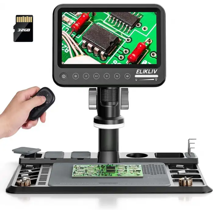 Elikliv ERM101 7 Inc 1200X Lehimleme Dijital Mikroskop