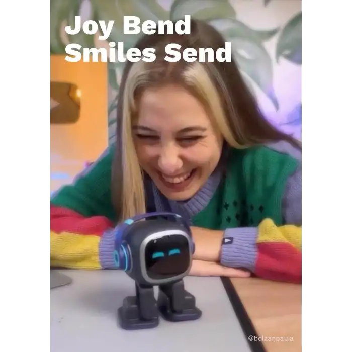 Emopet AI Masa Robotu Arkadaşı - Sesli Komutlar ve Dans Özelliği ile Etkinleştirilmiş ChatGPT