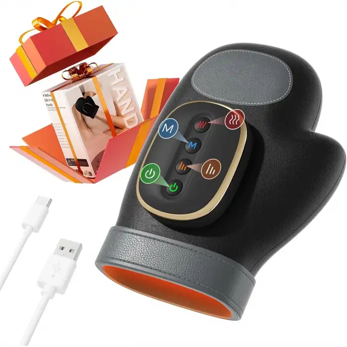 Estefanlo Isı Kompresyon Terapili El Masaj Aleti - Siyah