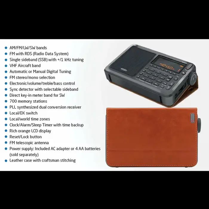 Eton Elite Executive AM/FM/Uçak Bandı/SSB/Kısa Dalga Radyo