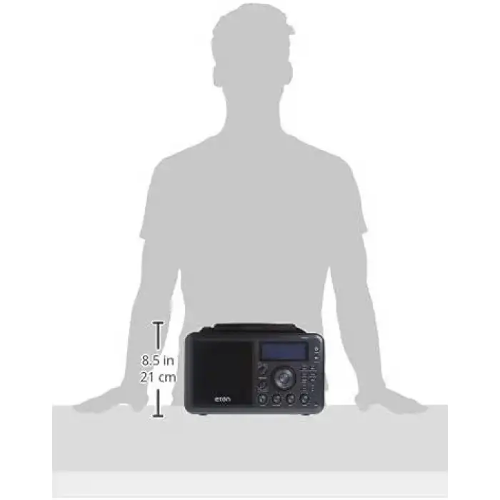 Eton Kısa Dalga, RDS, Bluetooth, Dijital Ayar, Tiz/Bas Kontrolü, 50 Hafıza İstasyonu