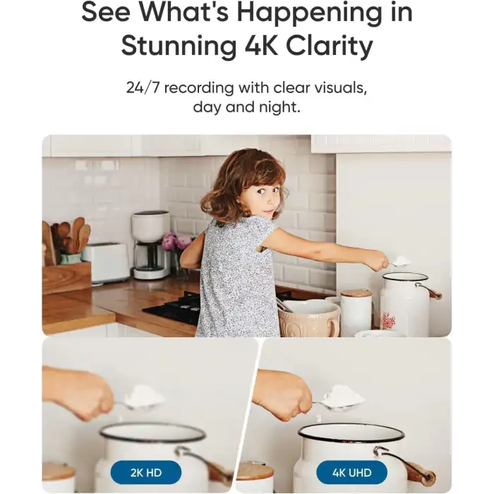 eufy İç Mekan Kamerası E30, Son Nesil, 4K UHD Güvenlik Kamerası - Beyaz