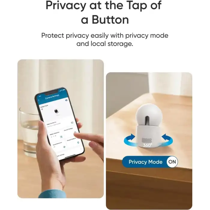 eufy İç Mekan Kamerası E30, Son Nesil, 4K UHD Güvenlik Kamerası - Beyaz