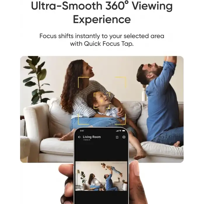 eufy İç Mekan Kamerası E30, Son Nesil, 4K UHD Güvenlik Kamerası - Siyah