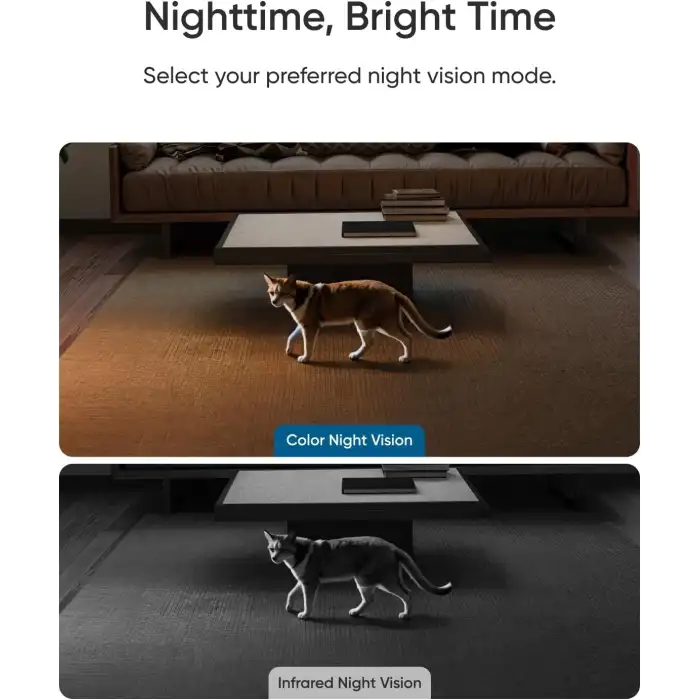 eufy İç Mekan Kamerası E30, Son Nesil, 4K UHD Güvenlik Kamerası - Siyah