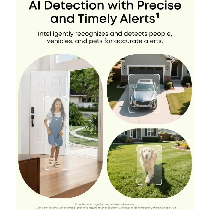 eufy Security eufyCam C35, Kablosuz Güvenlik Kamerası, İç/Dış Mekan - Beyaz