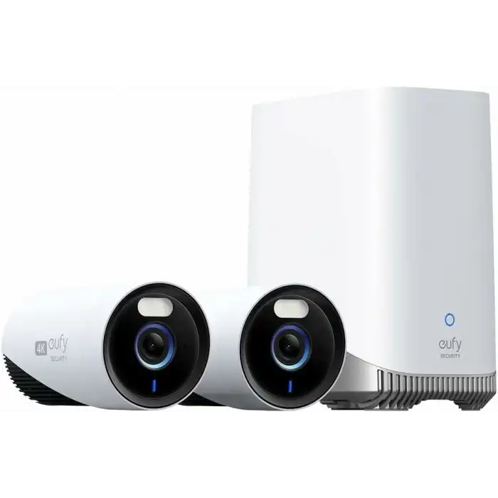 eufy Security eufyCam E330 2 Kamera Kiti, 4K Dış Mekan Güvenlik Kamerası