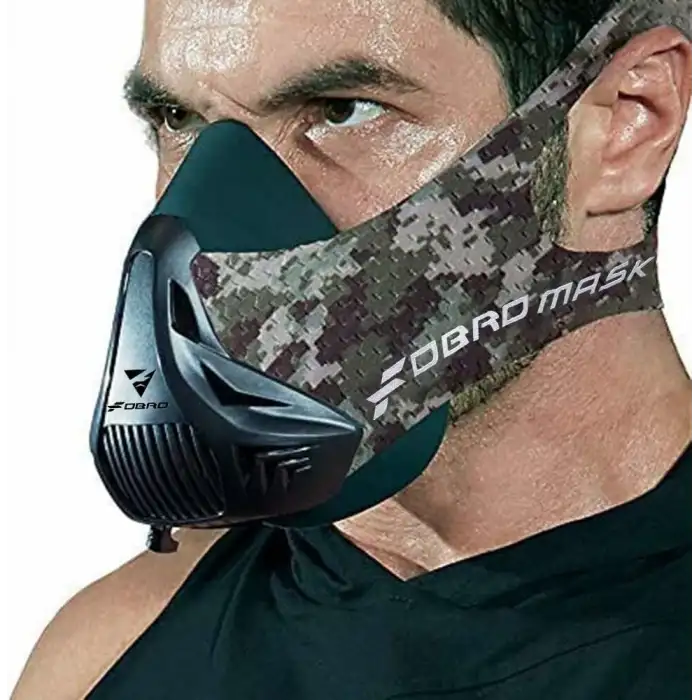 FDBRO Spor Maskeleri, Fitness Koşu Eğitimi İçin - Orman Kamuflajı