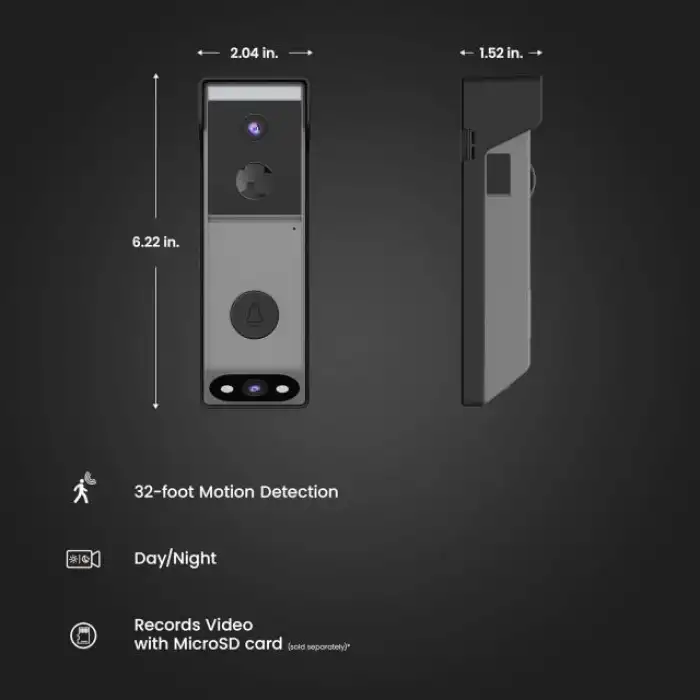Feit Electric Akıllı Kapı Zili  Wi-Fi Kamera