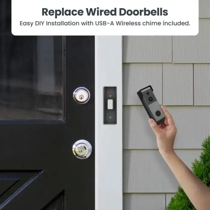 Feit Electric Akıllı Kapı Zili  Wi-Fi Kamera