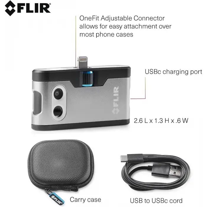 FLIR ONE Gen 3 - iOS - Termal Kamera MSX Görüntü İyileştirme Teknolojisi