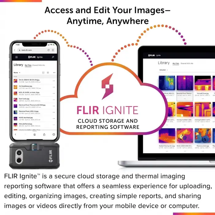 FLIR ONE Pro - iOS Akıllı Telefonlar için Termal Görüntüleme Kamerası 320x240 (Iphone 15 ve Üzeri)