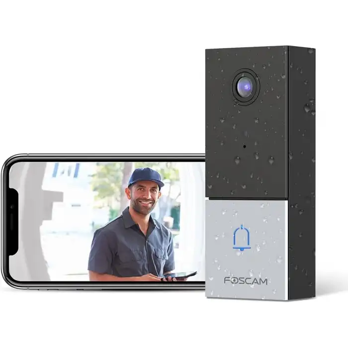 FOSCAM 2K/4MP Görüntülü Kapı Zili Kamerası DBW5