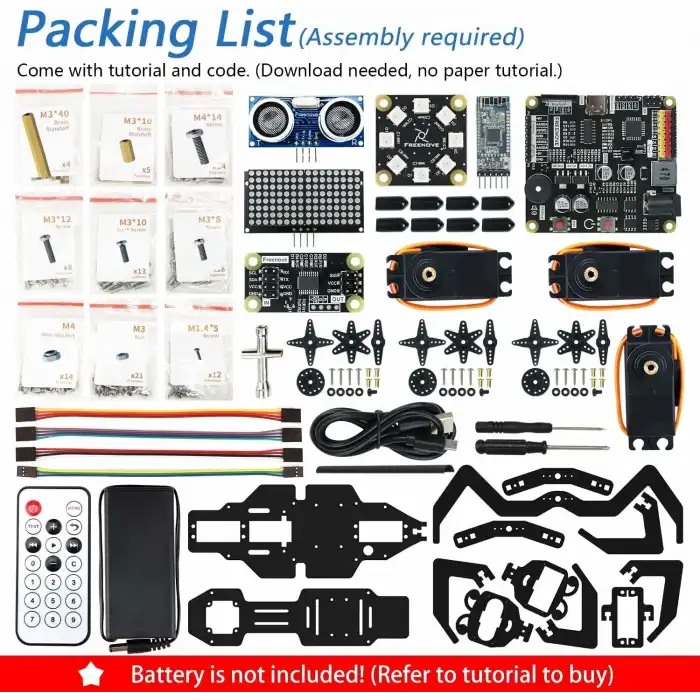 FREENOVE Robot Karınca Kiti (Arduino IDE ile uyumlu)