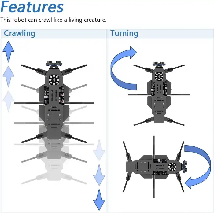 FREENOVE Robot Karınca Kiti (Arduino IDE ile uyumlu)