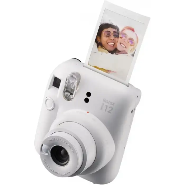 Fujifilm Instax Mini 12 Anlık Fotoğraf Makinesi/Minimate Özel Kılıf/20 Sayfa/İkili Paket - Beyaz