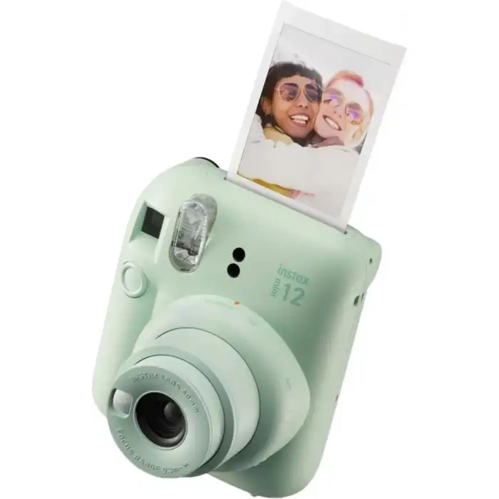 Fujifilm Instax Mini 12 Anlık Fotoğraf Makinesi/ Minimate Özel Kılıf/20 Sayfa/İkili Paket - Yeşil