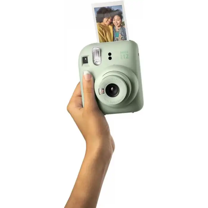 Fujifilm Instax Mini 12 Anlık Fotoğraf Makinesi/ Minimate Özel Kılıf/20 Sayfa/İkili Paket - Yeşil