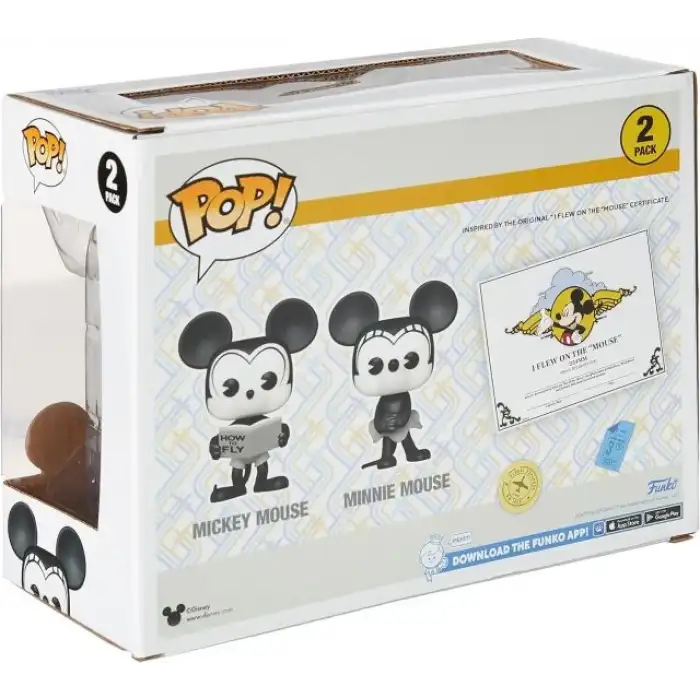 Funko Disney Mickey Fare ve Minnie Fare Figürü