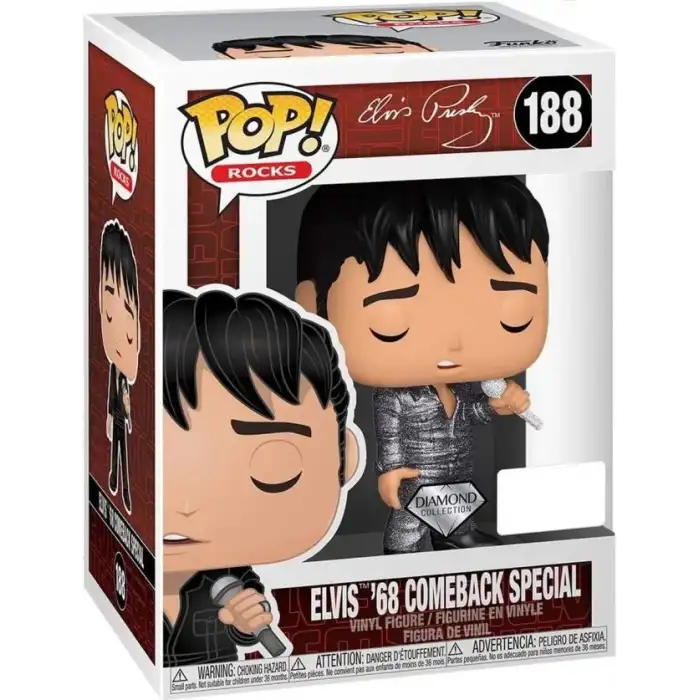 Funko Elvis Presley 1968 Geri Dönüş Özel Parıltılı Figür