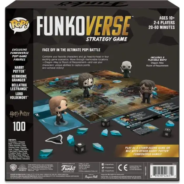 Games Funko Harry Potter 100 Funkoverse Figürü (4 Character Pack)