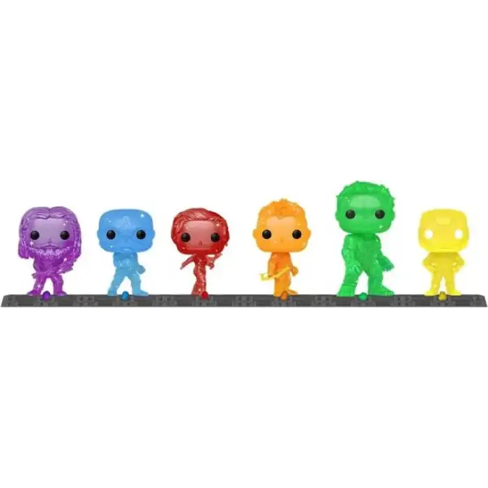 Funko Pop Artist Series: Marvel Infinity Saga - Avengers with Base (6lı Paket)