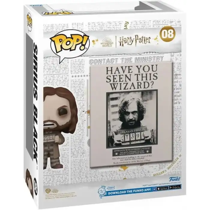 Funko Pop! Cover: Poster with Sirius Black Figürü