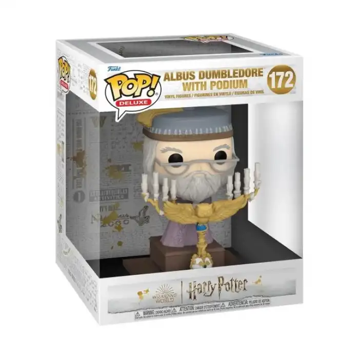 Funko Pop! Deluxe: Albus Dumbledore with Podium Figürü