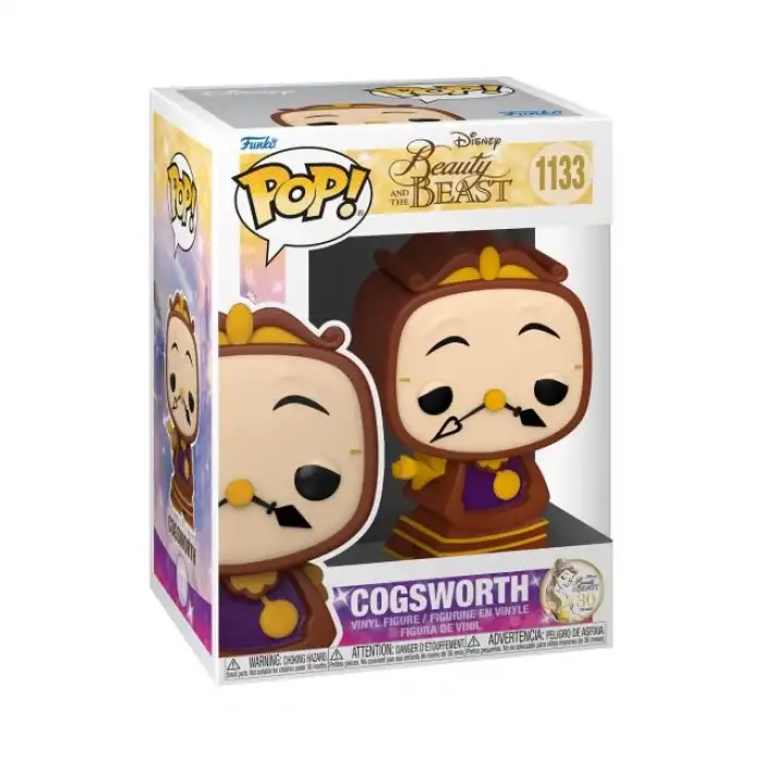 Funko Pop! Disney: Beauty and The Beast - Cogsworth Figürü