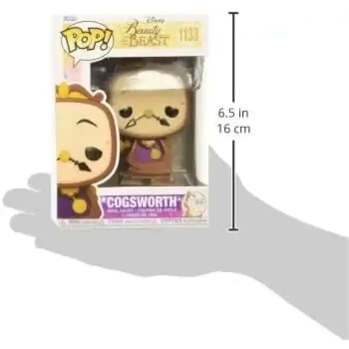 Funko Pop! Disney: Beauty and The Beast - Cogsworth Figürü