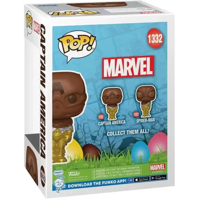 Funko Pop! Marvel: Captain America Figürü (Easter)