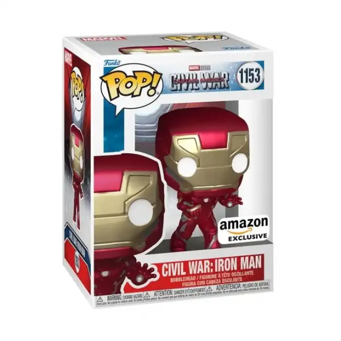 Funko Pop! Marvel: Civil War Build A Scene - Iron Man Figürü