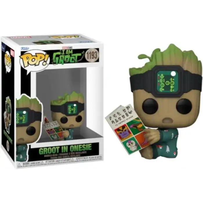 Funko Pop! Marvel: I Am Groot, Groot in Onesie Book Figürü