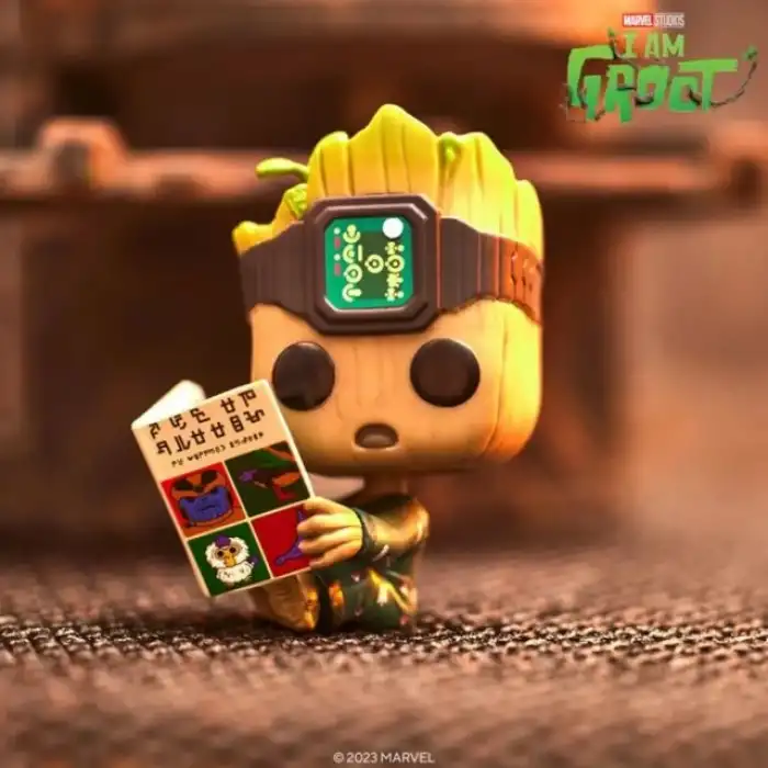 Funko Pop! Marvel: I Am Groot, Groot in Onesie Book Figürü