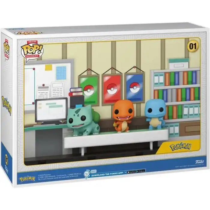 Funko Pop! Moments Deluxe Pokemon - Bulbasaur, Charmander, Squirtle