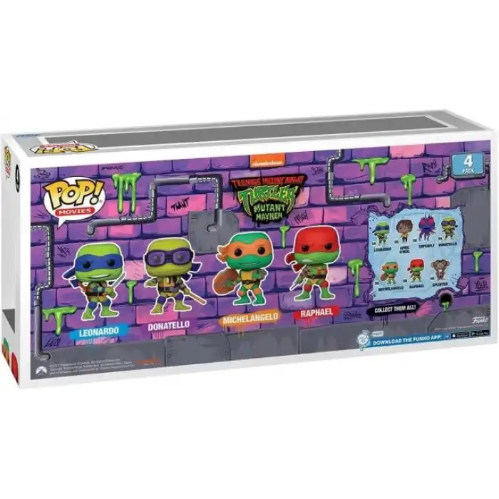 Funko POP Movies: Teenage Mutant Ninja Kaplumbağalar Figürleri