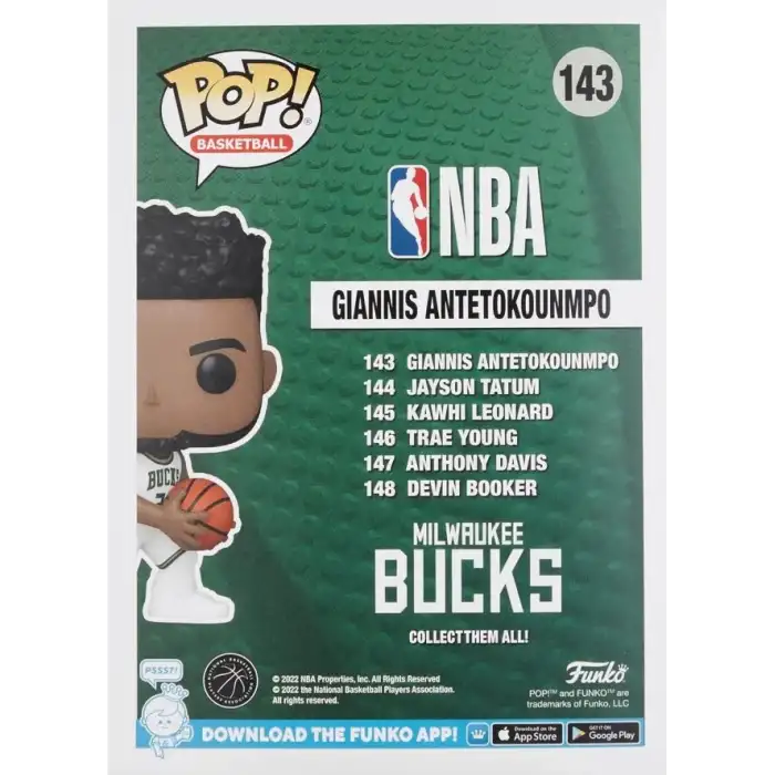 Funko Pop! NBA: Bucks - Giannis Figürü